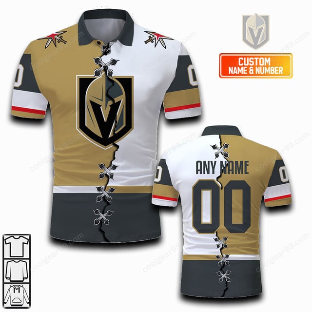 LIMITED EDITION - NEW CUSTOMIZED NHL04 VGK VEGAS GOLDEN KNIGHTS UNISEX T-SHIRT, POLO, HOODIE & JACKETS