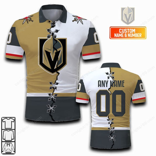 LIMITED EDITION - NEW CUSTOMIZED NHL04 VGK VEGAS GOLDEN KNIGHTS UNISEX T-SHIRT, POLO, HOODIE & JACKETS