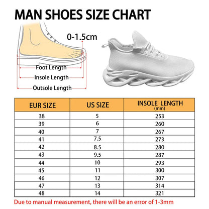 [FAN FAVORITE] NEW CUSTOMIZED NCAA MFF12 NFI NOTRE DAME FIGHTING IRISH UNISEX CLUNKY SNEAKERS