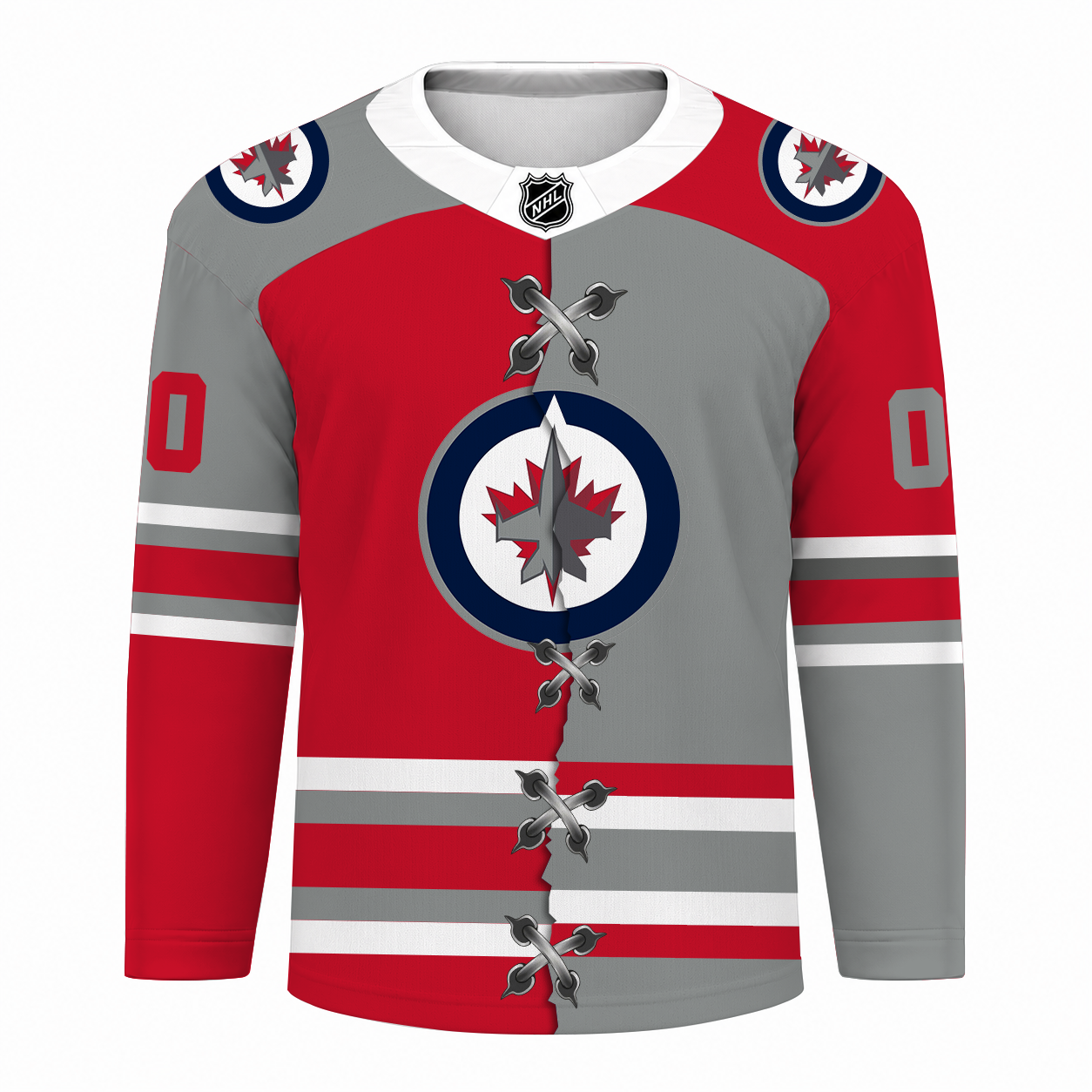 LIMITED EDITION - NEW CUSTOMIZED NHL21 WPJ WINNIPEG JETS UNISEX HOCKEY JERSEY