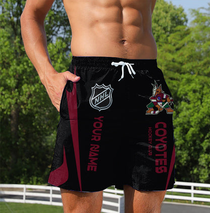 LIMITED EDITION - NEW CUSTOMIZED NHL30 AZC ARIZONA COYOTES UNISEX SHORT PANTS