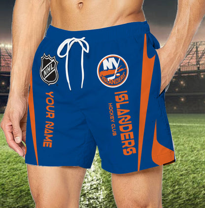 LIMITED EDITION - NEW CUSTOMIZED NHL25 NYI NEW YORK ISLANDERS UNISEX SHORT PANTS