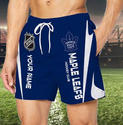 LIMITED EDITION - NEW CUSTOMIZED NHL23 TML TORONTO MAPLE LEAFS UNISEX SHORT PANTS